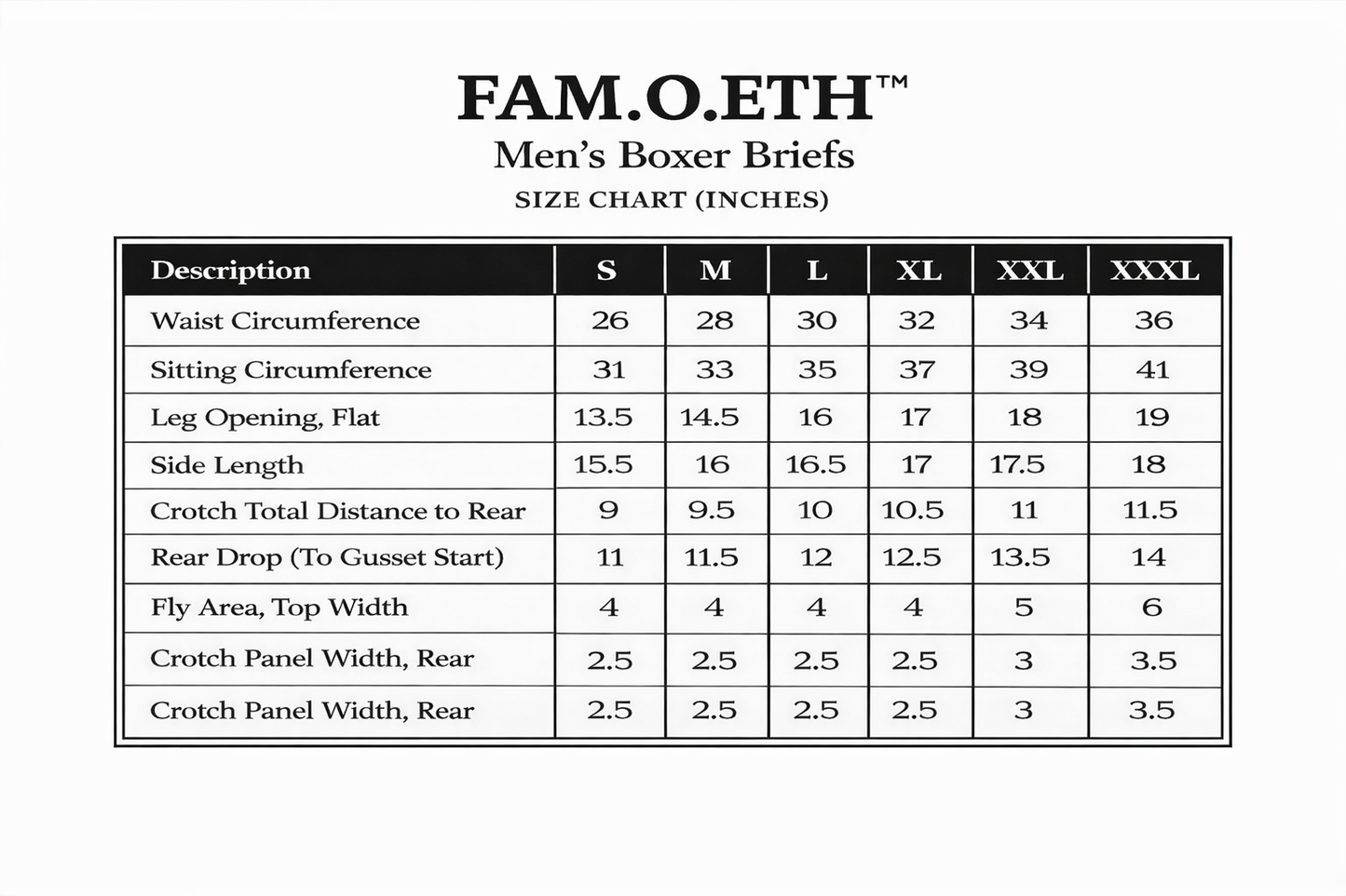 FAM.O.ETH™️ Men’s Boxier Briefs