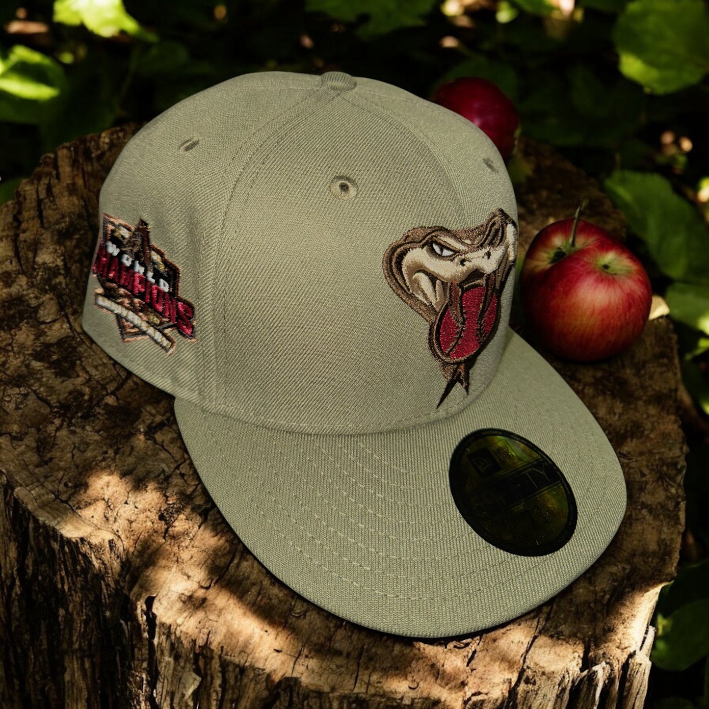 Adam and Eve “TEMPTATIONS” NE Diamondbacks Fitted Hat