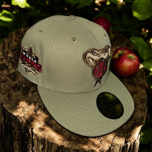 Adam and Eve “TEMPTATIONS” NE Diamondbacks Fitted Hat