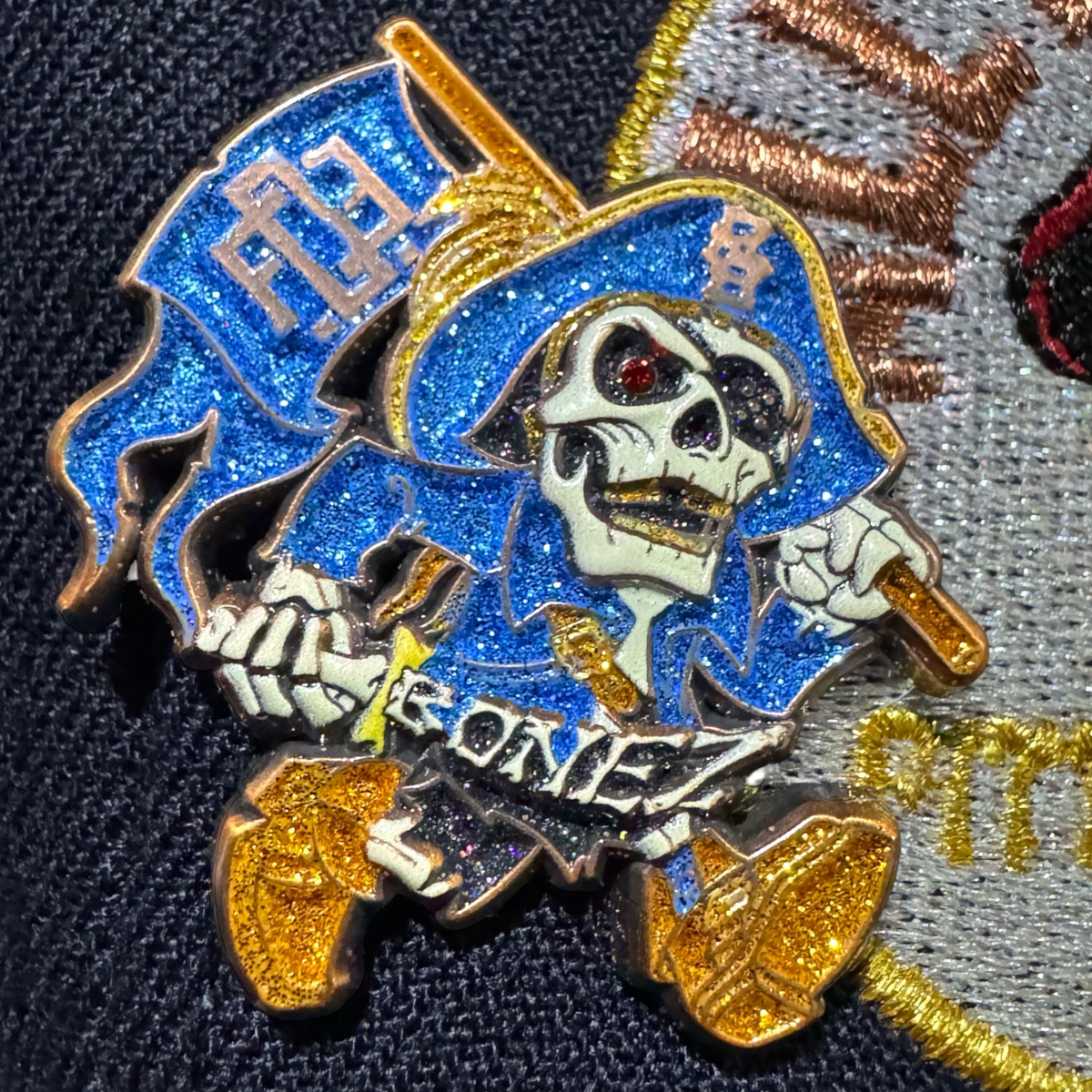 F.O.E® X BONEZ BRIMZ FLAG RUNNER Pin